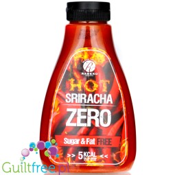 Rabeko Hot Sriracha Zero - ostry sos pomidorowy z przyprawami bez cukru i bez tłuszczu 33 kcal
