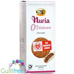 Birba Nuria Biscuit Cocoa Nibs - ciastka z ziarnami kakaowca bez dodatku cukru i bez oleju palmowego