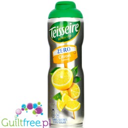 Teisseire 0% Lemon - syrop do rozcieńczania bez cukru, Cytryna