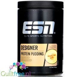 ESN Designer Protein Pudding Cinnamon Sugar - budyń białkowy bez gotowania, 17g białka w porcji 103kcal