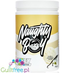 Naughty Boy Whey Advanced Protein Vanilla Ice Cream 900g - gęsta odżywka białkowa WPI, WPC & MPC, Lody Waniliowe