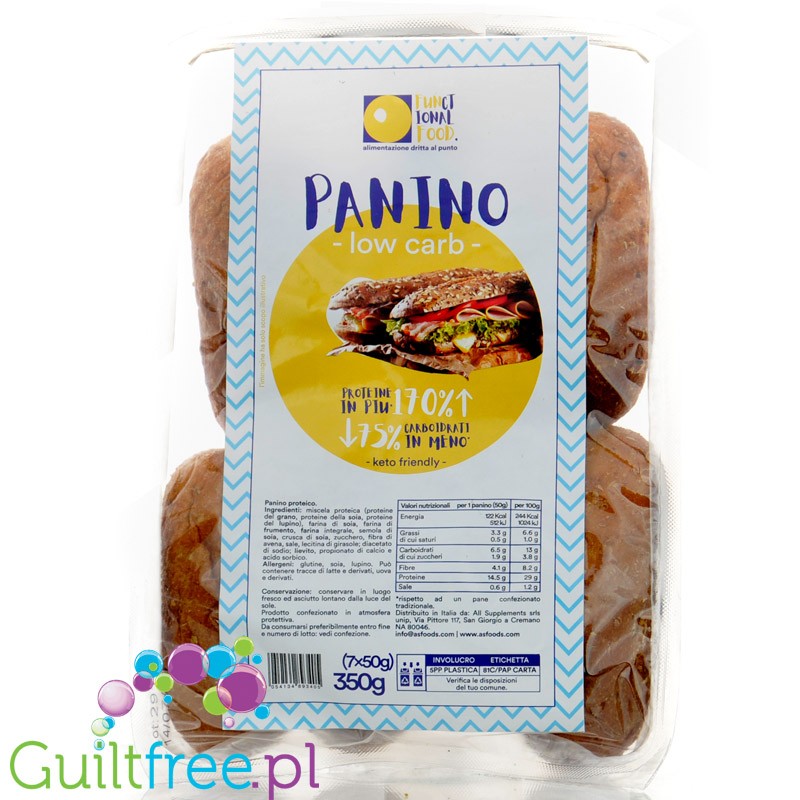 Functional Foods Protein Panino 7pcs  - 6,5g of carbohydrates & 122kcal