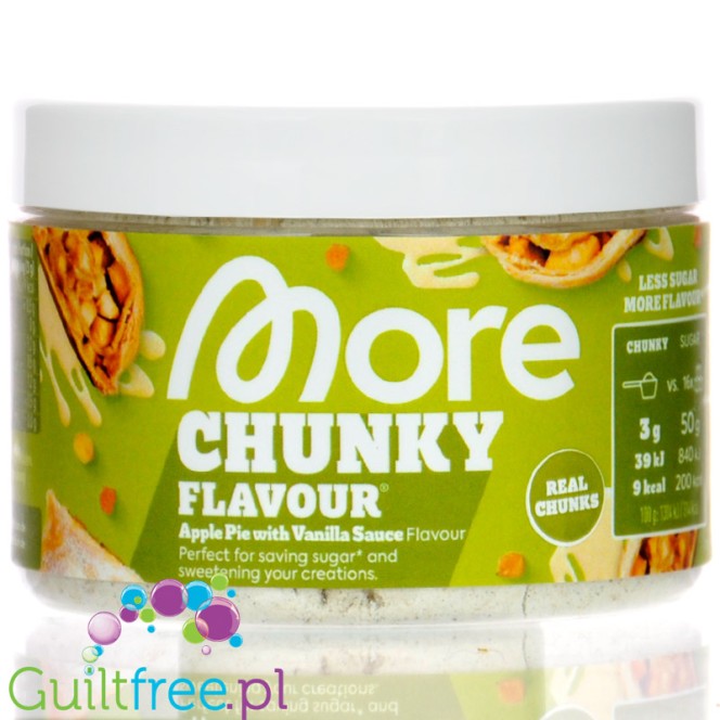 More Nutrition Chunky Flavor Apple Pie with Vanilla Sauce 150g