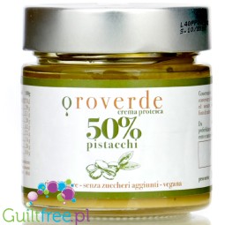 Oroverde Crema Proteica 50% di Pistacchio - wegański proteinowy krem pistacjowy bez dodatku cukru i bez laktozy