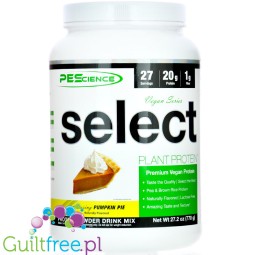 PES Select Protein Vegan, Amazing Pumpkin Pie - wegańska odżywka proteinowa bez soi i cukru, 20g białka & 110kcal