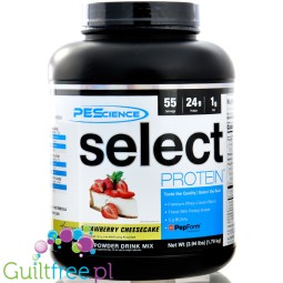 PES Science Select Protein, Strawberry Cheesecake 1,79kg - odżywka 24g białka w 120kcal, kazeina & izolat