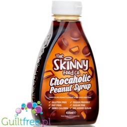 Skinny Food Zero Chocaholic Peanut - syrop zero kalorii bez cukru, smak Czekolada & Orzechy Ziemne