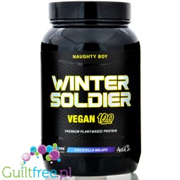 Naughty Boy Winter Soldier Vegan 100 Cocotella Gelato 930g - wegańska odżywka na białku grochu, dyni i nasion arbuza