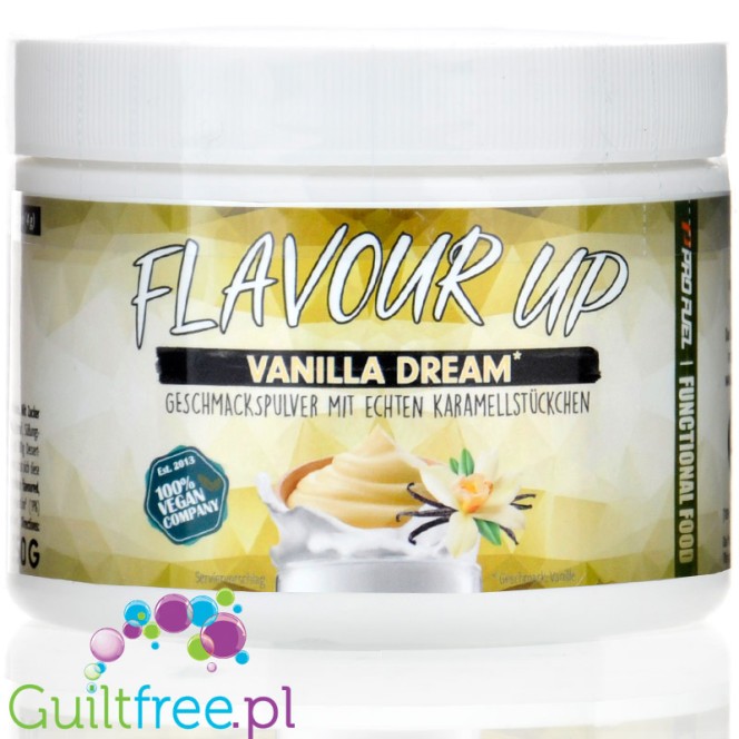 Pro Fuel Flavour Up Vanilla Dream 250g - wegański słodzący aromat waniliowy w proszku