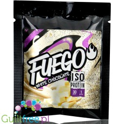Fuego Iso Protein White Chocolate 30g - izolat białek serwatkowych o smaku białej czekolady