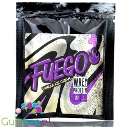 Fuego Whey Protein Vanilla Ice Cream 30g - koncentrat białek serwatkowych o smaku lodów waniliowych