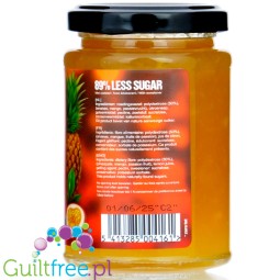 Rabeko Jam, Exotic 63kcal - wysokobłonnikowy dżem z owoców Egzotycznych 89% mniej cukru