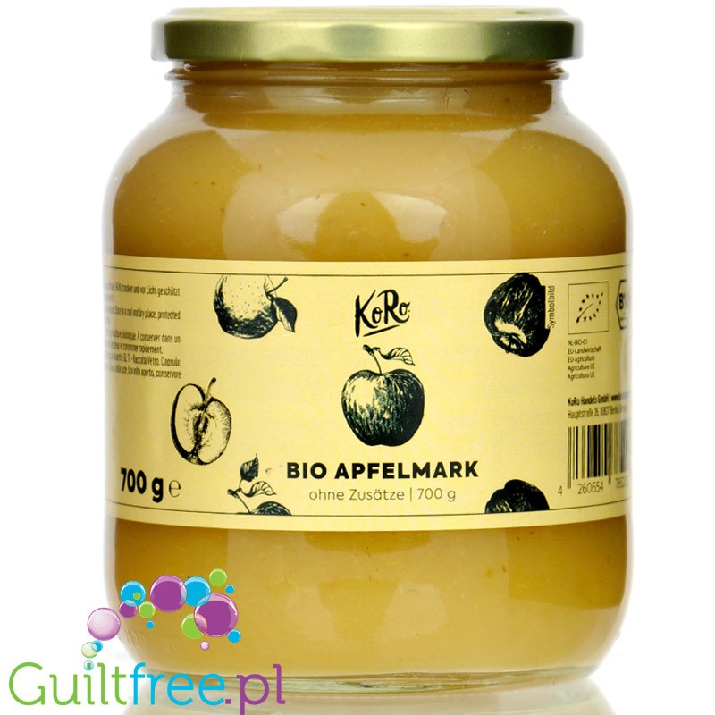 KoRo Bio Apfelmark 700g - organiczny mus jabłkowy 100% bez dodatku cukru