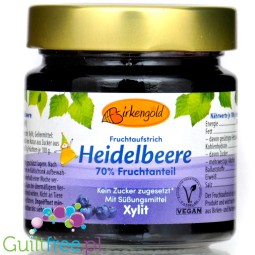BirkenGold Bluebeery - fruit sugar free spread with xylitol