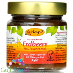 BirkenGold Strawberry - fruit sugar free spread with xylitol