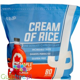 TBJP Cream of Rice, Maple Syrup 2kg - kleik ryżowy bez cukru, regeneracyjny posiłek treningowy, Syrop Klonowy