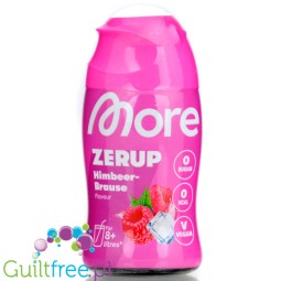 More Nutrition Zerup Raspberry na 8L - skoncentrowany syrop do wody bez cukru i kalorii, Malina