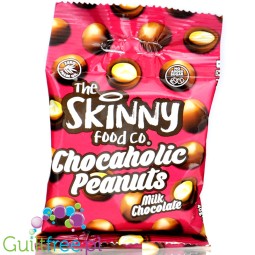 Skinny Food Chocaholic Peanuts Milk Chocolate - peanuts in chocolate with no added sugar