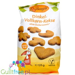 Birkengold Dinkel Vollkorn-Kekse - wegańskie orkiszowe ciasteczka pełnoziarniste z ksylitolem bez dodatku cukru