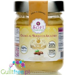 SoFi Gym Proteica Crema Al Burro di Arachidi  - Italian peanut cream with WPI protein