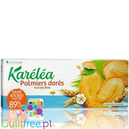Karelea Biscuits Palmier 100g - palmiers with no added sugar and no palm oil