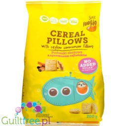 Super Fudgio Cereal Pillows - bezglutenowe poduszki cynamonowe z kremem czekoladowym bez dodatku cukru