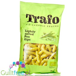Trafo Pea Flips 75g - crispy green peas, lightly salted