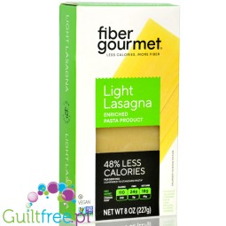 Fiber Gourmet Light Lasagna - niskowęglowodanowy makaron 48% mniej kalorii, płaty lasagna