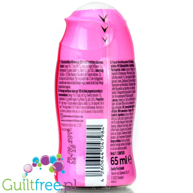 More Nutrition Zerup Pink Grapfruit concentrated water flavor enhancer