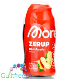 More Nutrition Zerup Red Apple - skoncentrowany syrop aromatyzujący do napojów bez cukru, Czerwone Jabłuszko