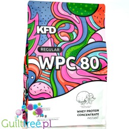 KFD Regular WPC 80 Lody Waniliowe 750g - białko serwatkowe z dodatkiem substancji słodzących