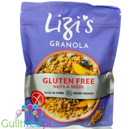Lizi's Gtuten Free Nuts & Seeds 350g - roasted oatmeal with nuts, low glycemic load, no added sugar