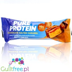Pure Protein Czekolada & Solony Karmel bezglutenowy proteinowy baton czekoladowy 19g białka