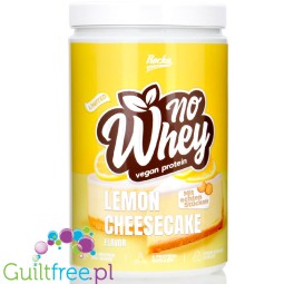 Rocka Nutrition No Whey Lemon Cheesecake (Limited) - wegańska odżywka białkowa 4 źródła białka