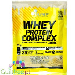 Olimp Whey Protein Complex Vanilla Ice Cream - odżywka białkowa w saszetce o smaku Lodów Waniliowych