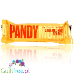 Pandy Protein Candy Bar Caramel Sea Salt - piankowy baton białkowy 12g białka & 128kcal, Solony Karmel