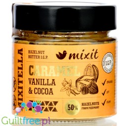 Mixitella Premium Caramel Vanilla & Cocoa - krem laskowy z Piemontu IGP z karmelem i wanilią