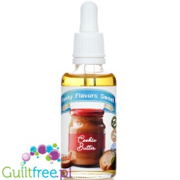 Funky Flavors Sweet Cookie Butter (Speculoos) - sugar free liquid flavor with sucralose