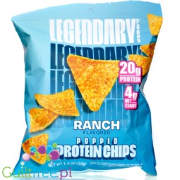 Legendary Popped Protein Chips, Ranch 1.2oz