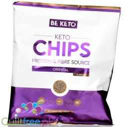 BeKeto Protein Chips Oriental - chipsy błonnikowo-białkowe 6g węglowodanów