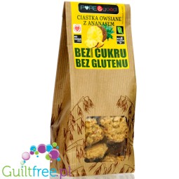 Pure & Good Oatmeal Cookies with Pineapple - gluten-free oatmeal cookies with no added sugar