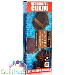 Pure & Good Cocoa Cookies with Brownie Cream in Chocolate 128g- cookies no added sugar