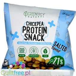 Greenergy Chickpea Protein Snack Salted - chickpea protein snack