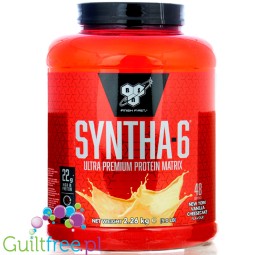 BSN Syntha-6 Protein Matrix New York Vanilla Cheesecake 2,26kg - mega gęsta pyszna odżywka 6 frakcji białek