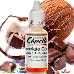 Capella Chocolate Coconut - skoncentrowany aromat bez cukru i bez tłuszczu, Czekolada & Kokos