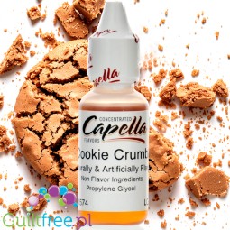 Capella Cookie Crumble - skoncentrowany aromat bez cukru i bez tłuszczu, Kruche Ciastko