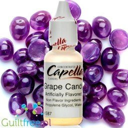 Capella Grape Candy - skoncentrowany aromat bez cukru i bez tłuszczu, Landrynki Winogronowe