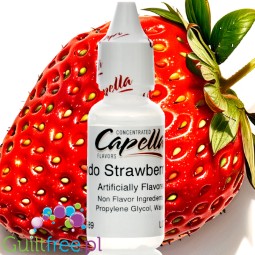Capella Indo Strawberry - skoncentrowany aromat bez cukru i bez tłuszczu, Truskawka