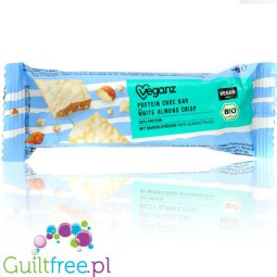 Veganz Protein Choc Bar White Almond Crisp - wegański baton proteinowy Migdały & Biała Czekolada