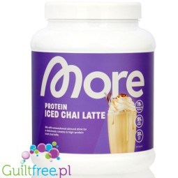 More Nutrition Protein Iced Chai Latte - proteinowe mrożone chai latte z cynamonem i kofeiną, 16g białka & 97kcal